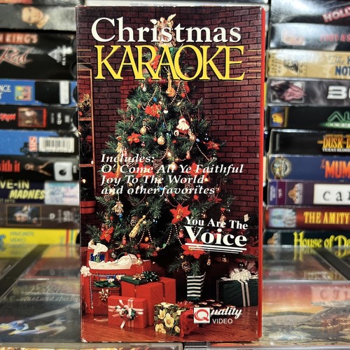 Christmas karaoke 1993 vhs - karaoke,